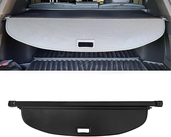 AUXKO Retractable Cargo Cover for Acura RDX 2026-2019, Trunk Cargo Cover Luggage Security Shade Cover for 2024 2025 2026 Acura RDX Shielding Shade Anti-Peeping Luggage Privacy Screen, Carbon Fiber