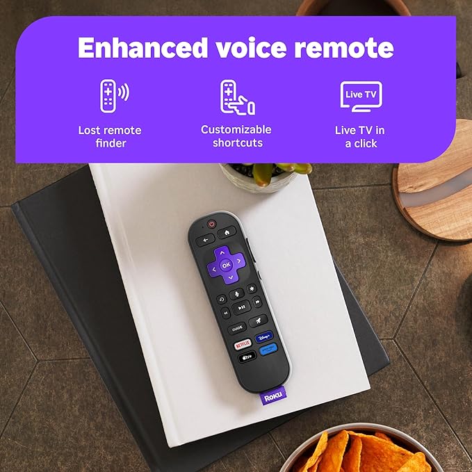 Roku Smart TV 2026 – 50-Inch Select Series, 4K QLED TV – Roku TV with Voice Remote – Flat Screen QLED Television with Wi-Fi for Streaming Live Local News, Sports, & Movies – Bluetooth Headphone Mode