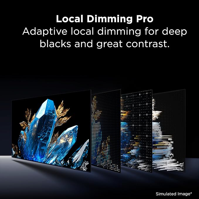 TCL 65 Inch Class QM64L Series | Mini LED QLED 4K HDR Smart Fire TV | 65QM64L, 2026 | 120Hz-144Hz High Brightness, Dolby Vision Atmos, Alexa+ Voice Remote AI Streaming Television | Amazon Exclusive