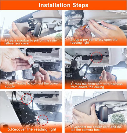 Mangoal 4K Honda CRV Dash Cam Custom fit for Gen6 CR-V & CR-V Hybrid 2023-2026(Gray)(Model B), Integrated OEM Look, UHD 2160P Video, WiFi & App, GPS, 64GB Card