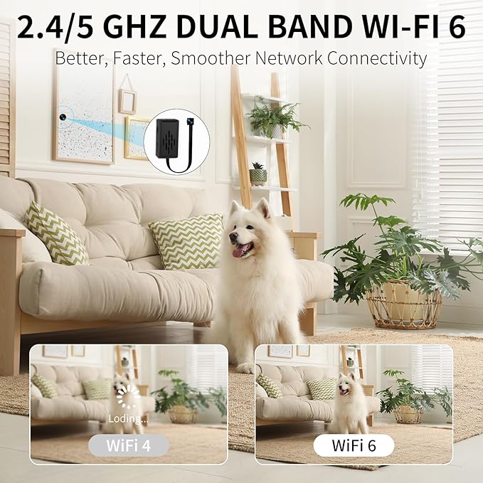 1080P Mini Camera DIY Module with 2.4G/5Ghz WiFi, Nanny Cam with 300 Minutes Battery, Motion Detection, 140° Wide Angle, App Control, Portable Small Camera Module for Home Security, Pets, Office