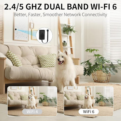 1080P Mini Camera DIY Module with 2.4G/5Ghz WiFi, Nanny Cam with 300 Minutes Battery, Motion Detection, 140° Wide Angle, App Control, Portable Small Camera Module for Home Security, Pets, Office