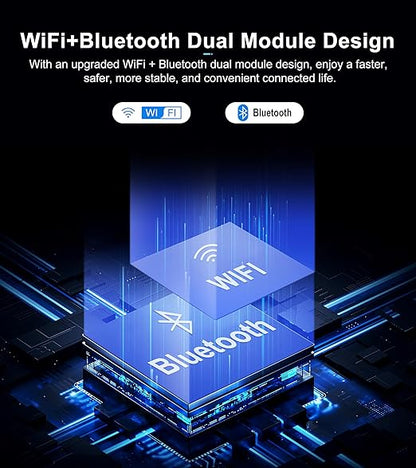 EWeLink 4-Channel Smart WiFi Relay Switch Module, AC7-32V, APP Remote Control, Bluetooth RFRemote Control, Point/Self-Locking/Interlocking, Compatible with Alexa Google Home