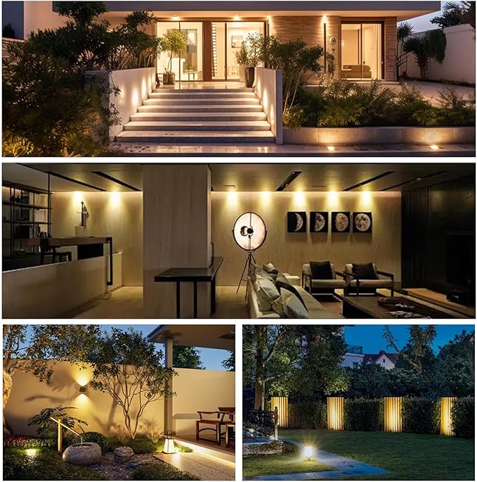 2 Pack PAR20 LED Bulbs, Aluminum Waterproof Outdoor Spotlight Bulb E26 Base 7W Dimmable 3000K Warm White, 50W Equivalent for Indoor or Outdoor 40°, UL