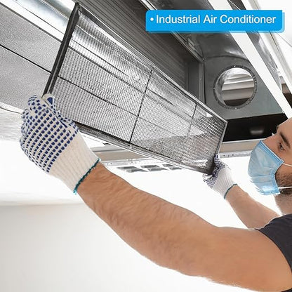 PATIKIL 40" L x 16" W Woven Wire Mesh, 150 Mesh 304 Stainless Steel Air Vent Filter Screen with Gloves for Window Security Vent Cover Filtration Animals Fence