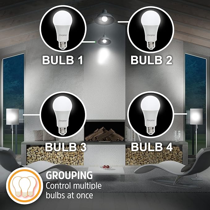 ENERGIZER A19 SMART BRIGHT RGB WHITE LED BULB