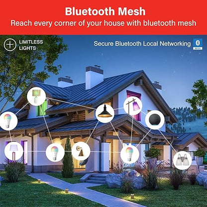 Sengled Smart Light Bulb, Bluetooth Mesh Smart Bulb That Works with Alexa Only, Dimmable LED Blub, 800LM, Day White 5000K, 8.7W (60W Equivalent), 1 Pack – A Certified for Humans Device