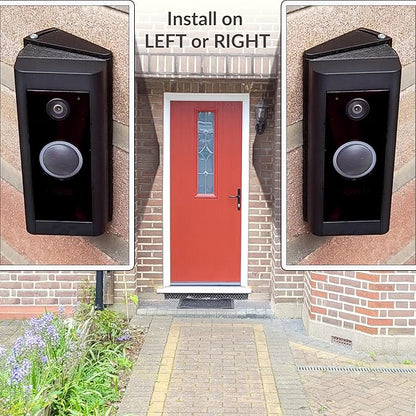 Adjustable 20 to 45 Degree Doorbell Angle Mount Compatible with Video Doorbell Wired (Model 5AT3T5) Replacement Angle Adjustment Adapter Mounting Bracket Wedge Kit