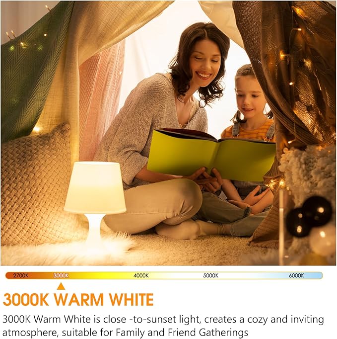 Energetic Dimmable A21 LED Bulb, 150 Watt Equivalent, Super Bright Light Bulb, Warm White 3000K, 2300LM, Brightest LED Bulbs, E26 Standard Base, Damp Rated, ETL Listed, 2-Pack