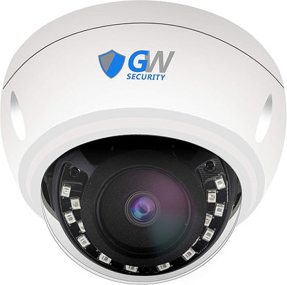 GW Security 32 Channel 4K NVR 8MP AI Human & Vehicle Detection Security Camera System with 32 UHD 4K 2160P Microphone PoE Outdoor/Indoor Weatherproof IP Security Dome Cameras