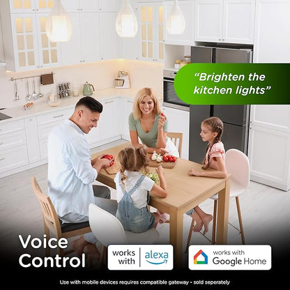 Enbrighten 800 Series Z-Wave Toggle Dimmer, Long Range 800LR, Quick Fit, Simple Wire, Direct 3-Way (No Add-On Switch Needed), Smart Hub Required, Compatible with Alexa, Google Home, 76595