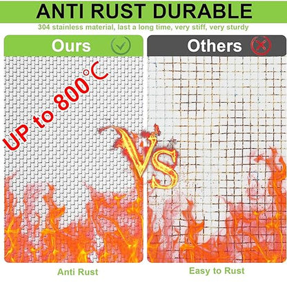1 Roll 20 Mesh Metal Mesh Screen - Wire Mesh Roll, 16" X144" (16" X12Ft).Sturdy, Thick,and Heavy Duty Rustproof Metal Mesh for Security Fencing, Vent Covers, Animal Enclosures, HVAC, DIY Projects