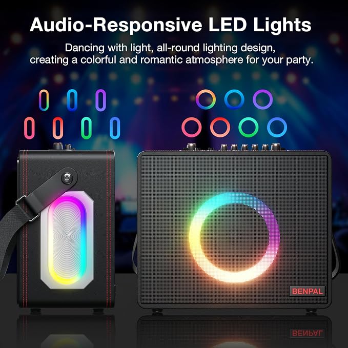 Smart Karaoke Machine with Lyrics Display, Built-in 14.0" Touch Screen