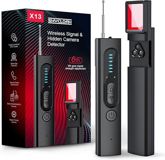Hidden Camera Detectors – 2026 Portable Hidden Camera Detector & Bug Detector, Travel Gadgets for Privacy, Hotel Safety Devices, Tech Gadgets, Spy Camera, Home Office & Trips