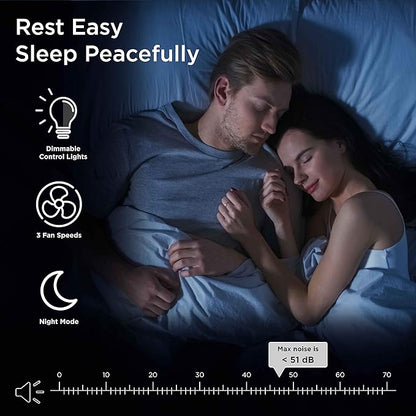Medify MA-25 Air Purifier with True HEPA H13 Filter | 825 ft² Coverage in 1hr for Allergens, Smoke, Wildfires, Odors, Pollen, Pet Dander | Quiet 99.9% Removal to 0.1 Microns | Silver, 1-Pack