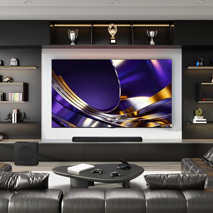 Hisense 100" U7 Mini-LED ULED 4K UHD Best Premium Gaming Smart Google TV (100U7SG, 2026 New) - Hi-QLED, Native 165Hz, VRR 288, High Brightness, HDR10+, Dolby Vision IQ·Atmos, IMAX Enhanced, 2.1.2 Ch