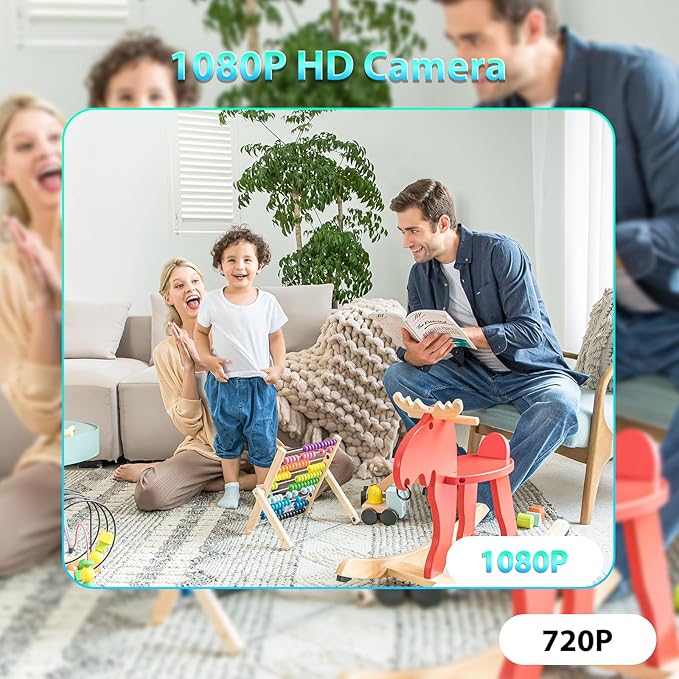 2026 Mini Camera Security Wireless Camera Upgrade Small Home WiFi 1080P Micro Magnetic Nanny Cam with Wide Angle Motion Detection Night Vision Cloud & SD Storage No Need WiFi Tiny Cams for Indoor