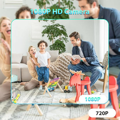 2026 Mini Camera Security Wireless Camera Upgrade Small Home WiFi 1080P Micro Magnetic Nanny Cam with Wide Angle Motion Detection Night Vision Cloud & SD Storage No Need WiFi Tiny Cams for Indoor