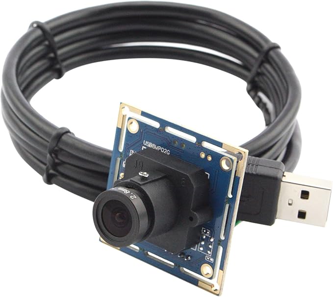 ELP 8mp usb Camera Module 2448p Webcam Board 2.8mm Wide Angle Lens Web Cam Smart Embedded Camera IMX179 4k usb webcam module,8megapixel HD Industrial Laptop USB Camera for Windows/Linux/Android/mas Os