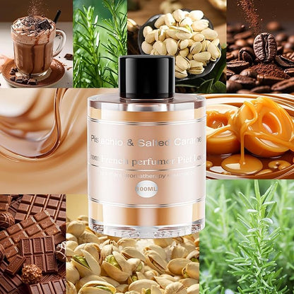 Amor Lyris 3.5OZ/100ml Large Car Air Freshener Refill, CO01/Dedicated Perfume Long Lasting Air Fragrance Essential Oil Diffuser 6 Months, Car Diffuser Refill Made of Natural Plant Extracts, Pistachio