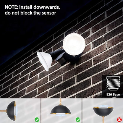 Sengled Motion Sensor Flood Lights Outdoor Dusk to Dawn Security Light Bulbs, E26 Base PAR38 Motion Activated 5000K Daylight, 1500LM, Waterproof LED Light Bulbs for indoor-outdoor, 4 Pack 4rd Gen