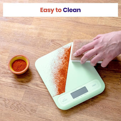 Etekcity Food Kitchen Scale, Digital Grams and Ounces, Large | Tare function, ideal for baking, weight loss, keto, meal prep, packages, liquids and jewelry, Green