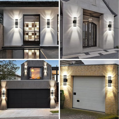 1PCS Outdoor Light Fixture, Outdoor Wall Lights, Outside Lights for House, Exterior Wall Lighting, Outside Garage Lights Wall Mount 3000K IP65 Waterproof Warm White