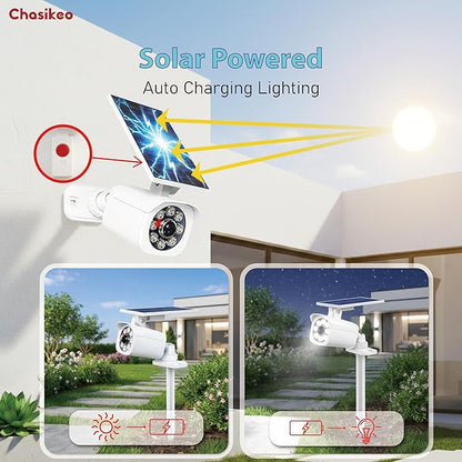 Solar Motion Light Outdoor, Solar Spotlight with Motion Sensor, IP67 Waterproof Solar Power Security Light, 360° Rotatable for Garden, Yard, Pathway, Fence, Driveway, 1200LM(1 Pack, White)