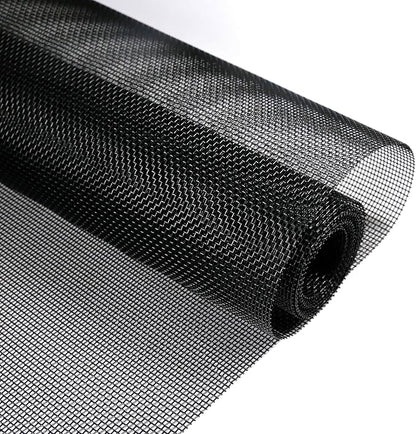 Pet Proof Window Screen Replacement Mesh, 39“ x 100" Rolled Packing Upgraded Thicken Charcoal Screen Door Mesh DIY for Sliding Pet Screen Door Repair and Porch, Patio