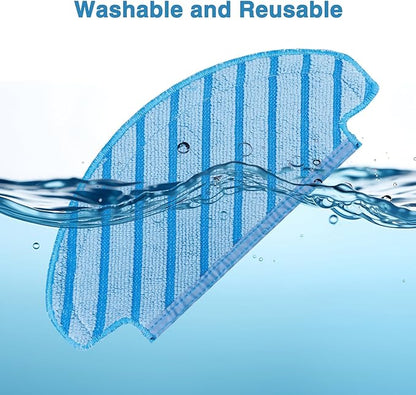 Ecovacs Deebot Washable Cloth Mop Pads for Ozmo T8 Series, T9, N8 Pro Plus, Yeedi Vac Max Replacement Parts