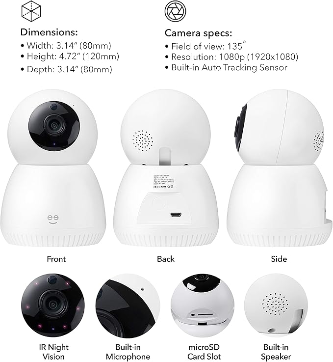 GEENI Scope AUTO-Tracking HD Security Camera