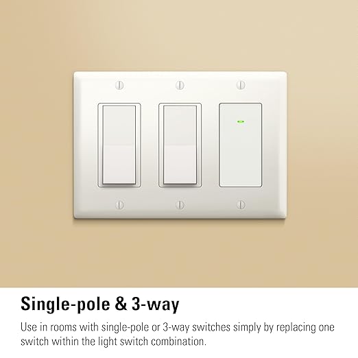 Eve Light Switch (Matter) 2-Pack – Smart Wall Switch for Apple Home, Alexa, Google Home, SmartThings; for Single-Pole & 3-Way switches; Thread, Requires Thread Router & Neutral Wire; UL-Certified