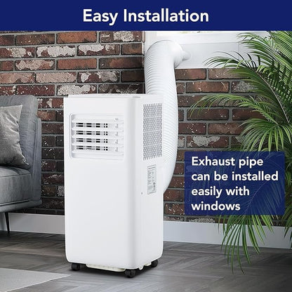 GarveeLife Portable Air Conditioner,10,000 BTU for Rooms up to 450 Sq.Ft., Smart Compact AC Unit with Cooling, Dehumidifier, Fan, Remote Control and Window Kit, White
