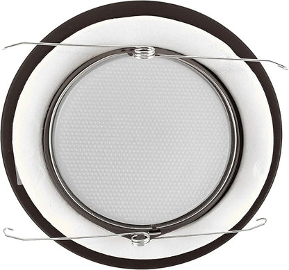NICOR Lighting 6 inch Oil-Rubbed Bronze Recessed Shower Trim with Albalite Lens (17505OB)