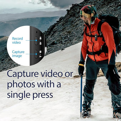 4K 30FPS UHD Wearable Body Cam, 1.4 Inch Screen, 6HR Battery, 64GB Included, JS-06B