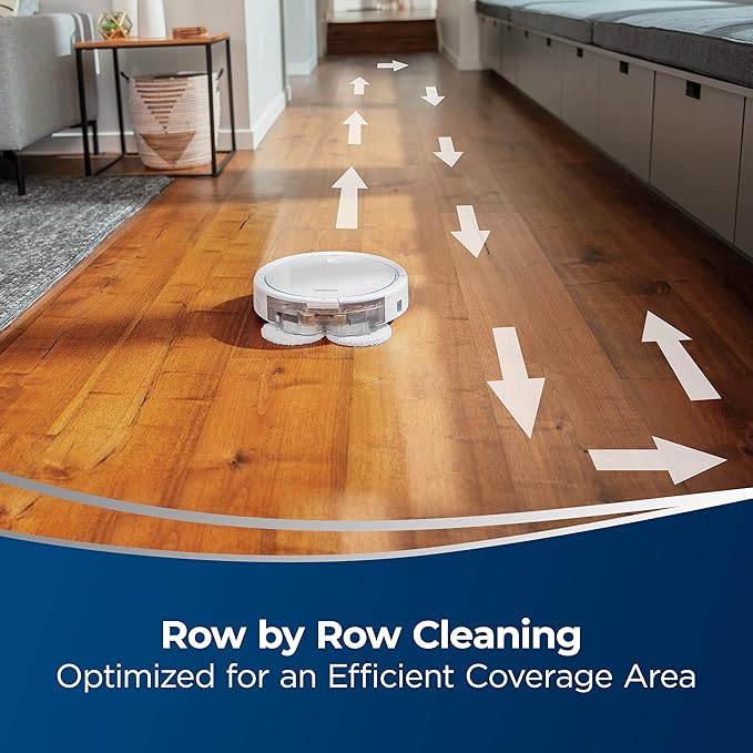 BISSELL SpinWave Hard Floor Expert Wet and Dry Robot Vacuum, 3115 (Renewed)