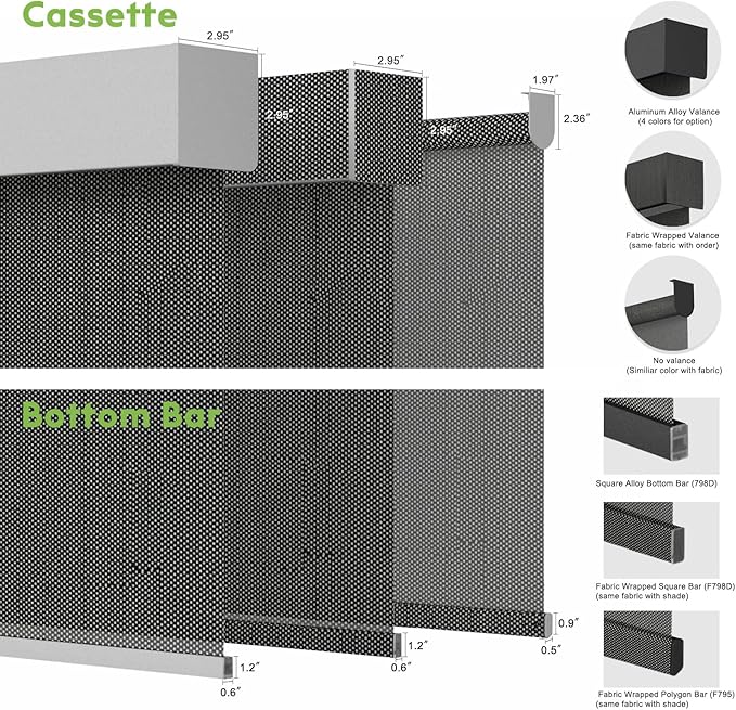 Motorized Blinds with Remote [Light Filtering] Smart Blinds Compatible with Alexa Google HomeKit, 80% Blackout Automatic Roller Shades for Indoor Windows, Customized Size, Mesh Haze