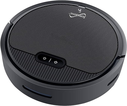 Supersonic SC-830SV Smart Robot Vacuum with Gyroscope Technology, WiFi & App Control, Alexa Compatibility, Quiet Clean, Multiple Modes, Anti-Collision, Ultra-Quiet Operation, HEPA Filter