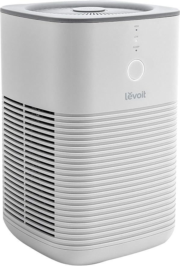 LEVOIT Air Purifier for Home Allergies Pets Hair 1095 ft2 Core300-P and Desktop HEPA Air Purifier for Bedroom 161 ft2 1 Pack