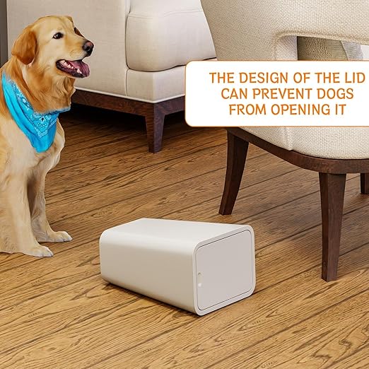 Yieach 12L Slim Bathroom Trash Can with Lid,3.17 Gallon Pet/Dog Proof Kitchen Trash Can,Rectangle Thin Garbage Can,Covered Waste Basket,Narrow Small Plastic Trashcan for Room,Bedroom,Office,Grey 2PCS