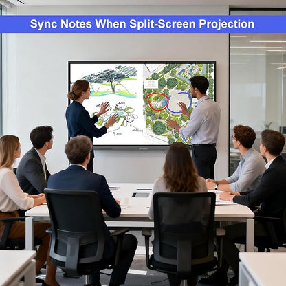 65" 4K Smart Board,Google EDLA Certified with 50MP AI Camera,40-Point Touch Digital Whiteboard,Android 14, 8+128GB,SmartBoard for Classroom Office Home（Wall Mount Included） (65 Inch)