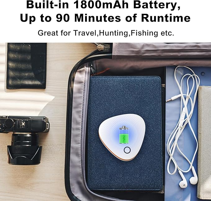 Mini Battery Powered Ozone Machine for Hunting Home Shoes cabinet Fridge Cat litter(Orange)