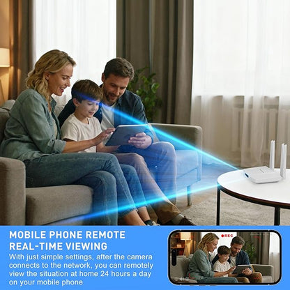 Home 4G Camera - Mini Indoor WiFi Cameras - Small Wireless Security Cam - High Speed Internet Router - Easy to Install