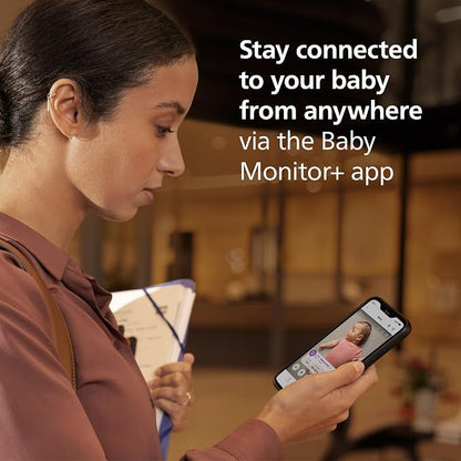 Philips Avent Premium Connected Baby Monitor, 1080p Camera, 5" HD Screen