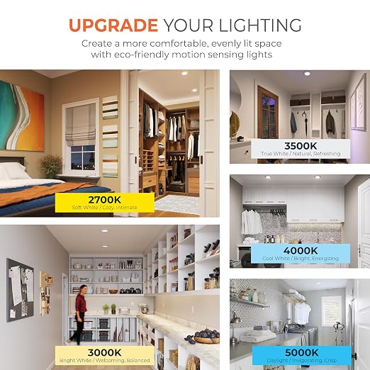 HALO HLCE 6-Pack 4 in LED Motion Sensor Ceiling Light Selectable CCT 1035lm