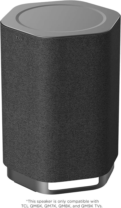TCL Z100 Wireless Immersive 3D Home Theater Subwoofer QM6K, QM7K, QM8K, QM9K & X11L | Dolby Atmos Deep-Bass, Room-Filling Sound | Flexible Placement & Modern Design | Latest Model