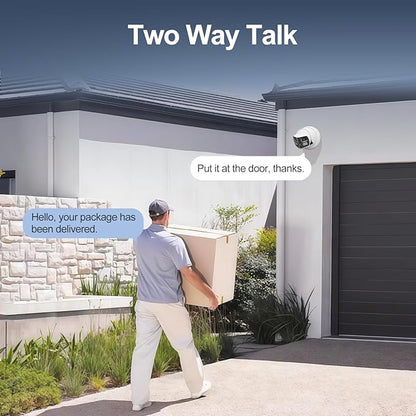 UNILOOK 4K 8MP Dual Lens PoE IP Security Camera Outdoor, 180 Degree Panoramic Wired Security IP Camera, Smart Dual Light, AI Human/Vehicle Detection, Two Way Talk, 512GB SD Slot, Full Metal, NDAA