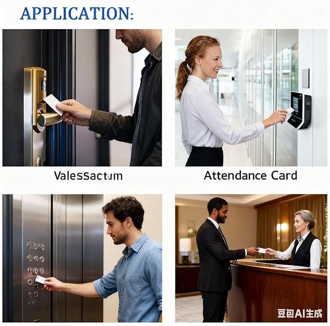 100 pcs Changeable UID Smart Card, Rewritable 13.56MHz RFID IC Blank Card | RFID 13.56MHz Card Readable Rewritable UID Changeable PVC Material for 1K IC Card Clone Block 0 Sector 0 Blank Card