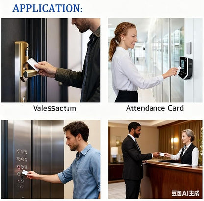 100 pcs Changeable UID Smart Card, Rewritable 13.56MHz RFID IC Blank Card | RFID 13.56MHz Card Readable Rewritable UID Changeable PVC Material for 1K IC Card Clone Block 0 Sector 0 Blank Card