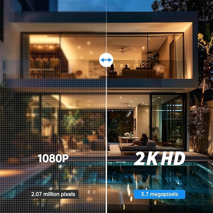 Light Bulb Security Cameras Wireless Outdoor, 5G&2.4GHz 4MP Security Camera 360° PTZ Cameras for Home Security with Color Night Vision, 2 Way Talk, AI Human Detection, Screw in Light Socket, 4Packs